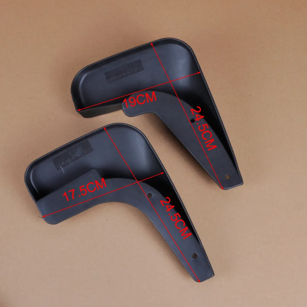 Брызговики DWCX брызговики для Peugeot 307 2000 2001 2002 2003 2004 2005 2006 2007 черные 4 шт.|flaps splash