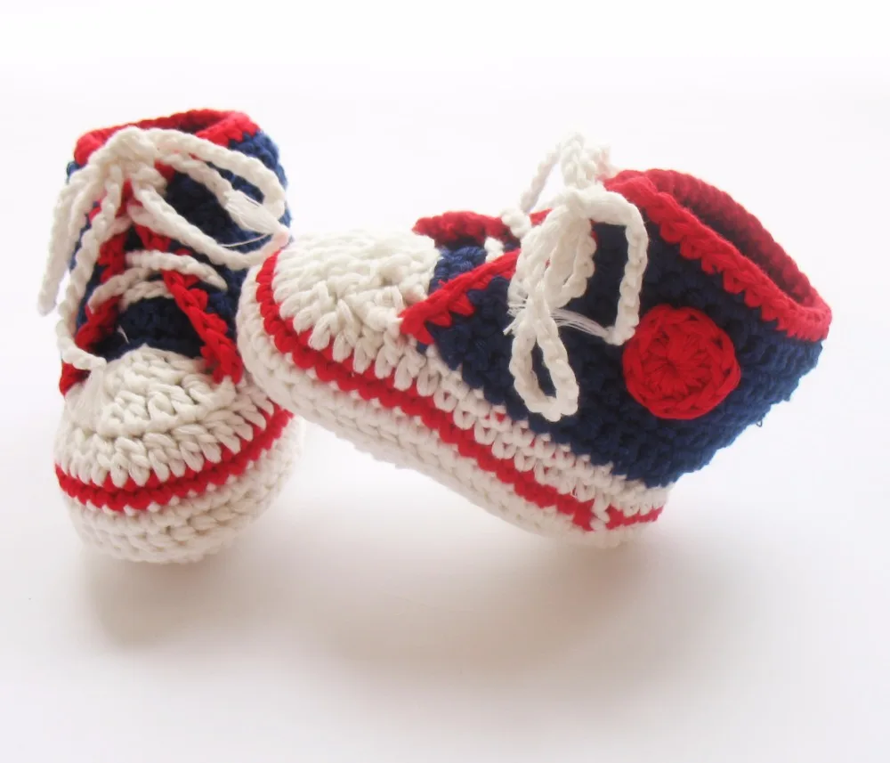 Детские тапочки ручная вязка обувь для новорожденных пинетки детей 0 12