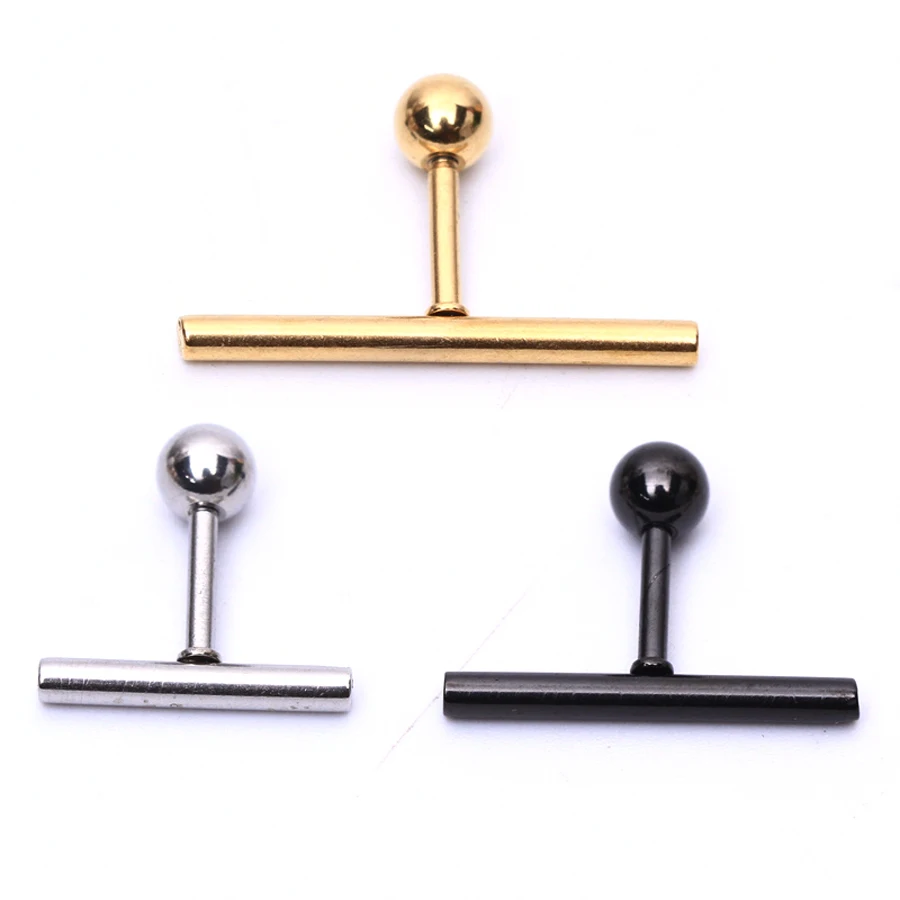 2 шт модные серьги 3 размера из нержавеющей стали линейные моделирования