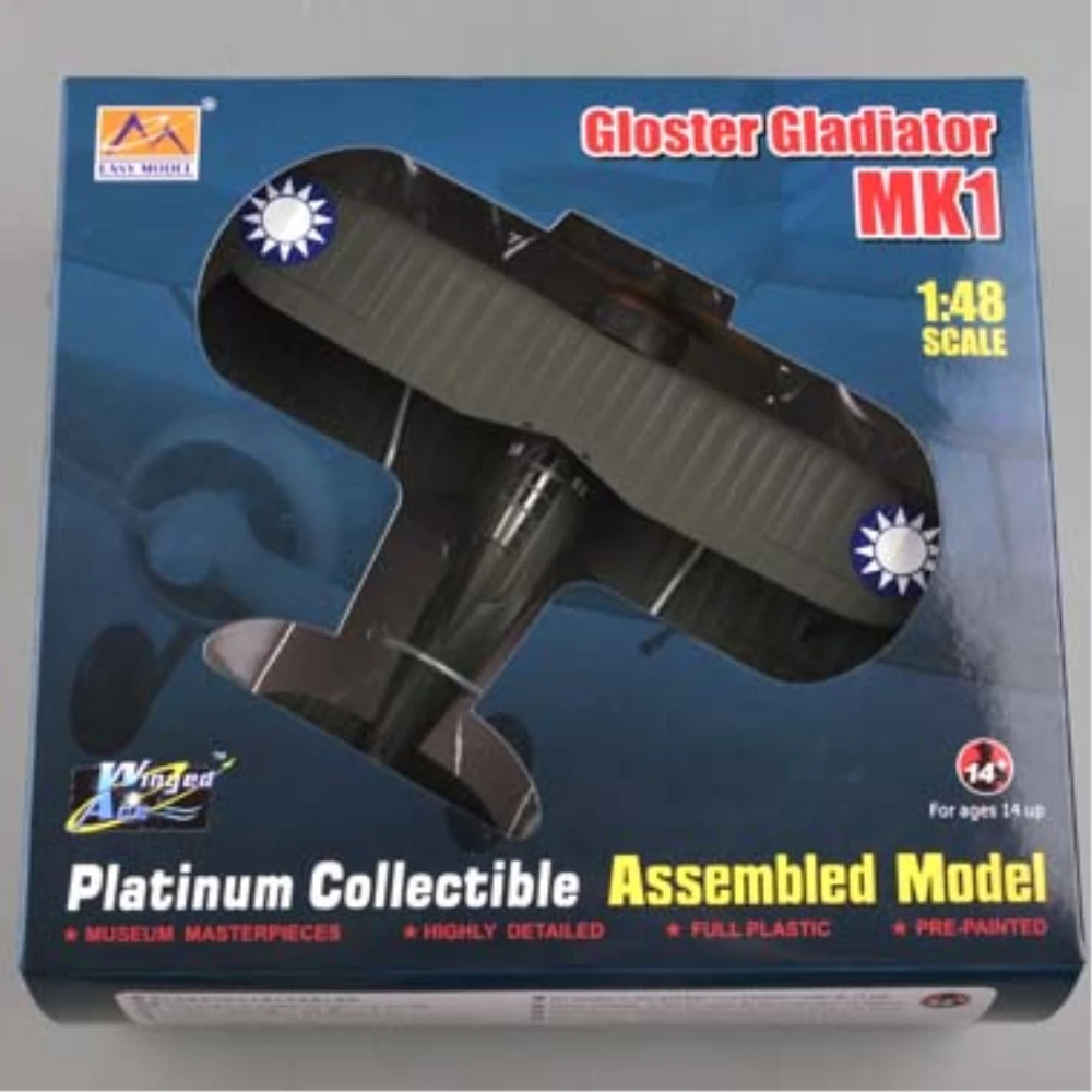 Easy Model 39321 1/48 собираемая Модель весы Готовая модель самолет модель скутер Глостер в гладиаторском стиле MK1