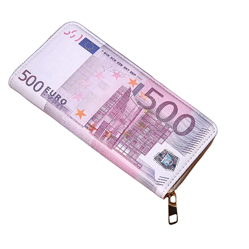 Кошелек и держатель MOLAVE мужской/женский на молнии складной из кожи 9405|Мужские