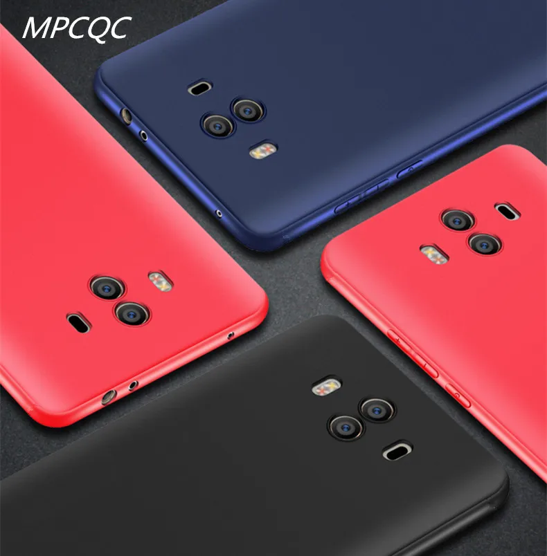 Mpcqc модные мягкий матовый чехол для Huawei Коврики 10/10 Lite 10 Pro Nova 2/Nova 2i 2 плюс 360