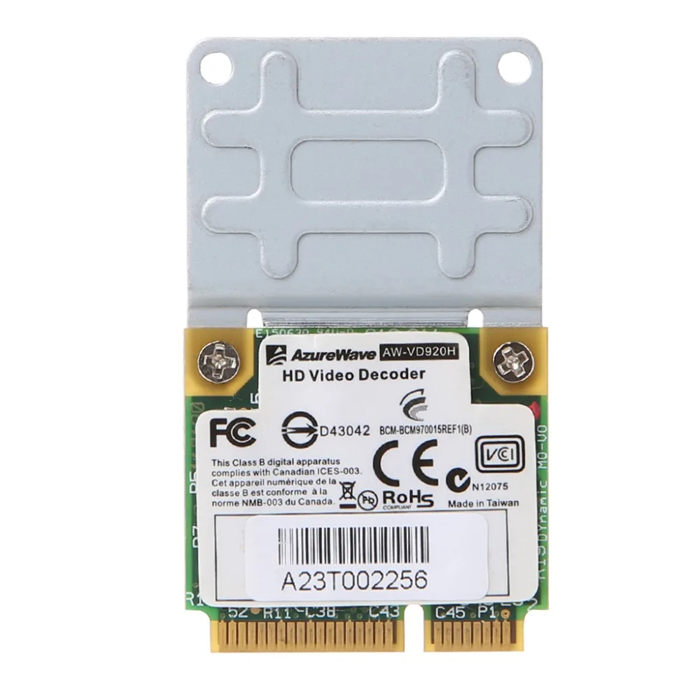 BCM970012 BCM70015 кристаллический декодер формата HD мини карта PCIE для ноутбуков APPLE TV с
