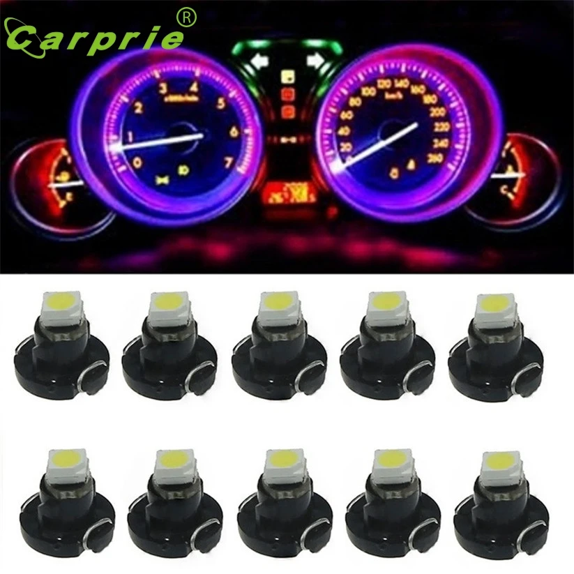 Автомобильный Стайлинг 10 шт T3 Led Neo клин Панель управления SMD Инструмент
