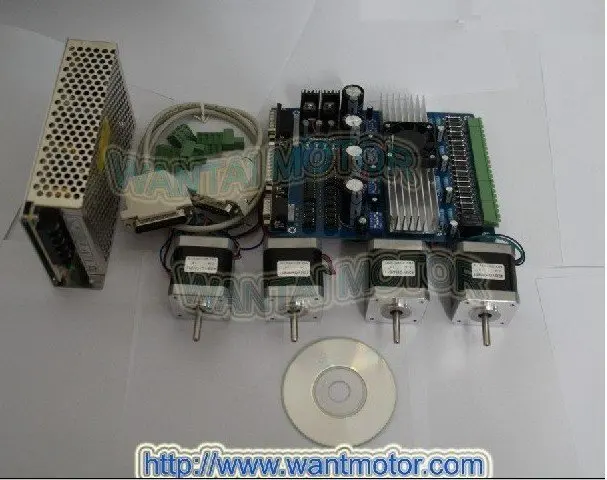 Новое поступление! Wantai 4 aixs Nema 17 шаговый двигатель 42BYGHW811 70oz in и плата