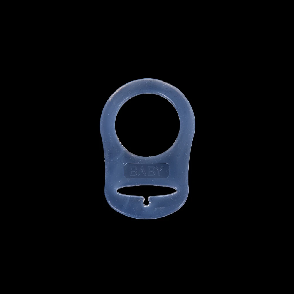 10 шт./Лот прозрачный цветной силиконовый держатель для соски-пустышки