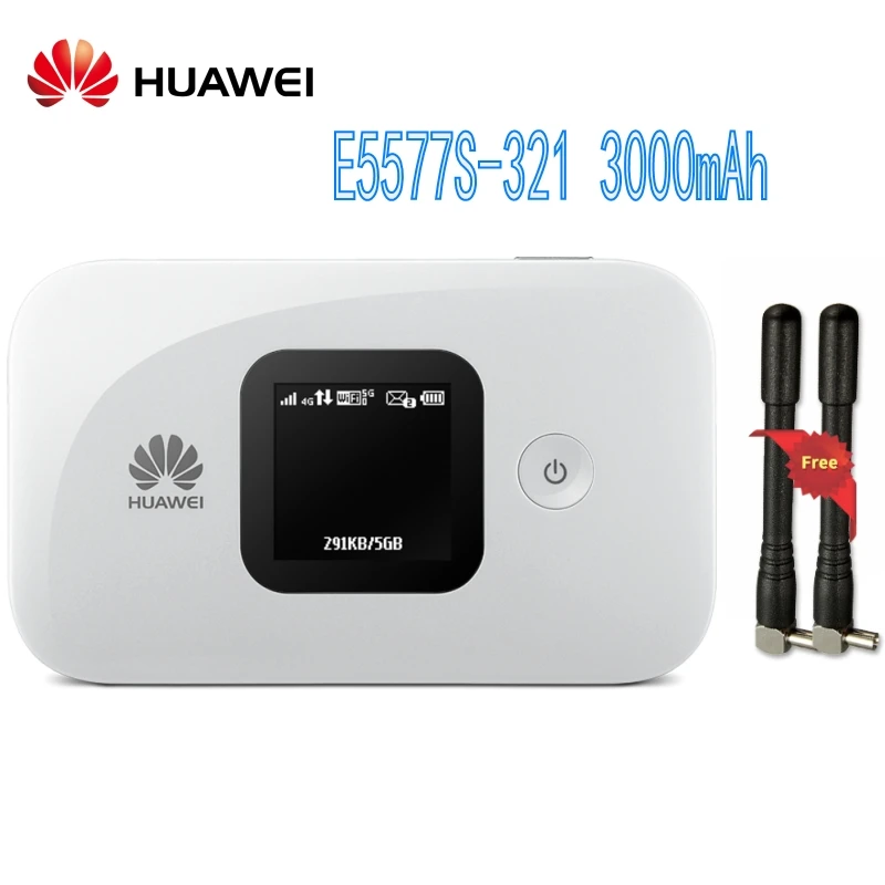 Разблокированный Huawei E5577 e5577s 321 pius 4g антенна LTE Роутер hauwei pocket wifi точка доступа 3000Mah