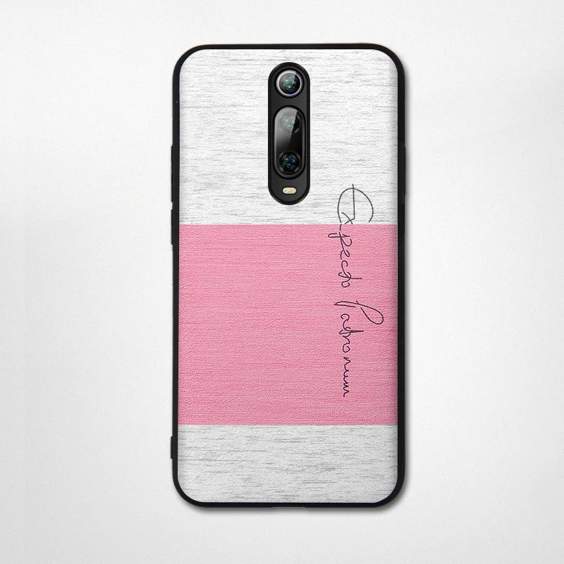pink Для Xiaomi mi 9 T чехол защитная задняя крышка MOFi mi 9 T Pro хлопковая ткань цветной синий розовый 9 T противоударный чехол s - Цвет: pink