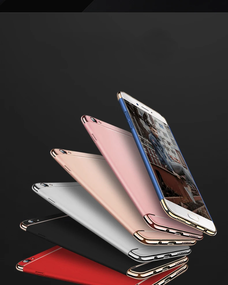 Чехол TRISEOLY для OPPO R9 R9S Plus роскошный Ультратонкий Жесткий чехол с покрытием голая