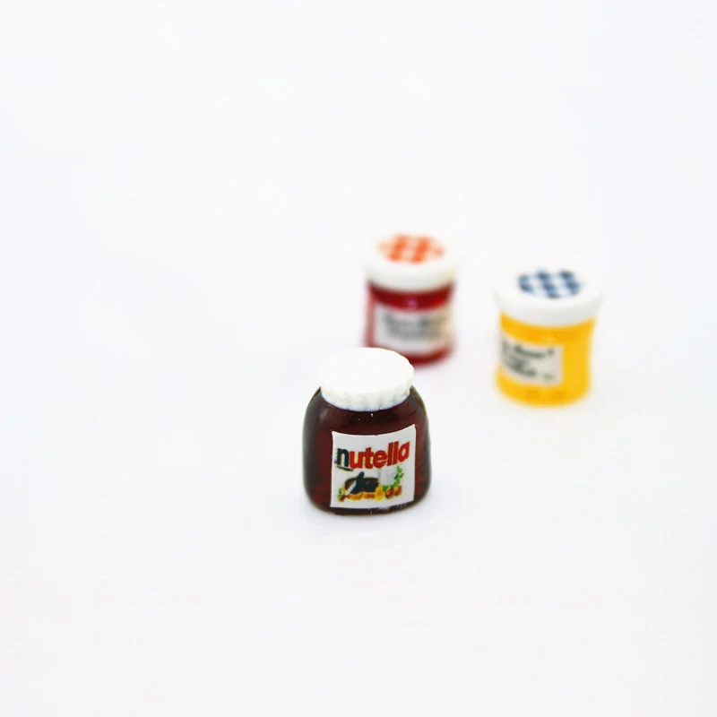 4 шт. DIY кукольный домик миниатюры 1:12 Каса Boneca Салат джем кофе Кетчуп бутылка кухня кукольная посуда дом игрушки аксессуары