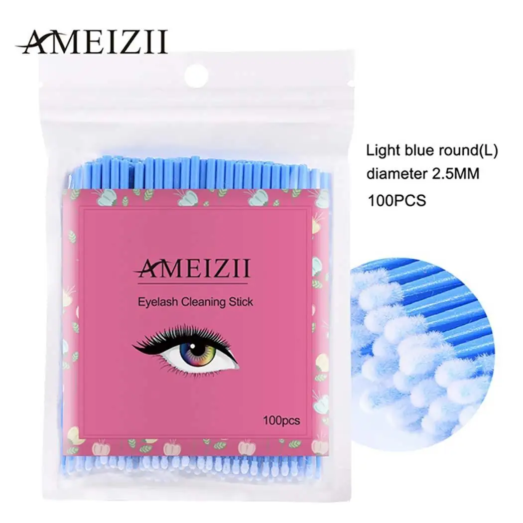Одноразовые прививки удаляют накладные ресницы хлопок Китай тампон