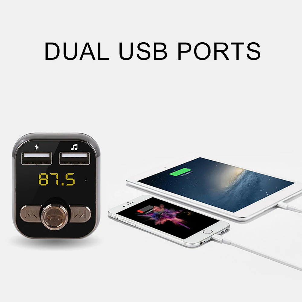 Lonleap Handsfree fm передатчик автомобильный AUX модулятор Bluetooth гарнитура для Авто Аудио