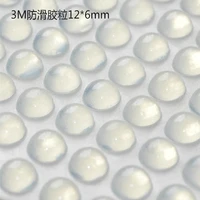 320 pcs 12mm x 6mm clear anti slip silicone rubber plastic bumper damper shock absorber 3m self adhesive silicone feet pads