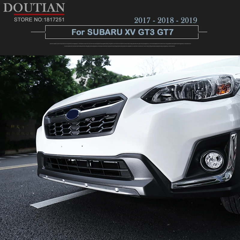 Car-styling For SUBARU XV GT3 GT7 2017 2018 2019 Front Bumper Skid Protector Guard Plate Cover Trims Car Accessories | Автомобили и
