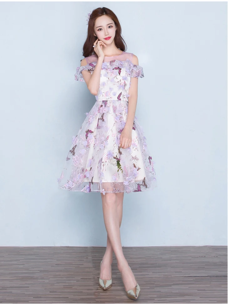 Loverxu Аппликации Pattern Мода Идеальный Вечерние Платья | Свадьбы и торжества