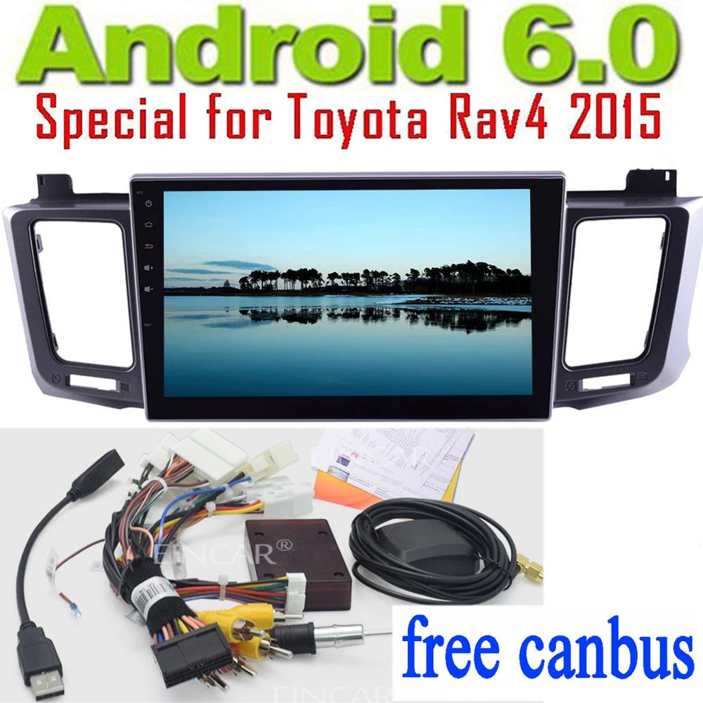 Android стерео для Toyota RAV4 2015 в тире автомобиля нет dvd плеер палубе gps навигатор