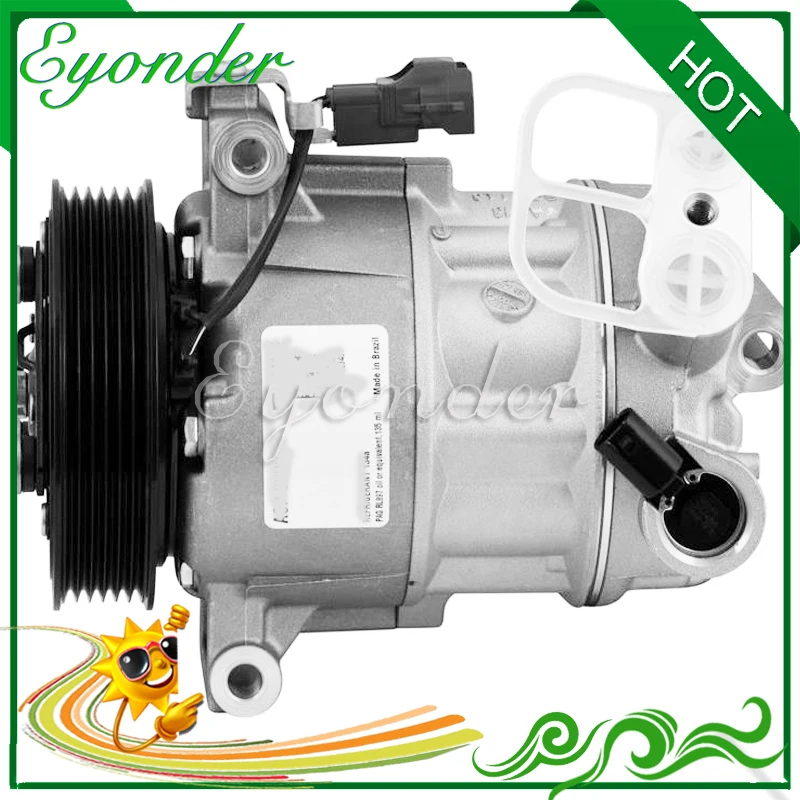Cooling Pump Clutch 6pk Pv6 For Fiat Toro 2.4 Jeep Compass 2.052094153 Acp 222