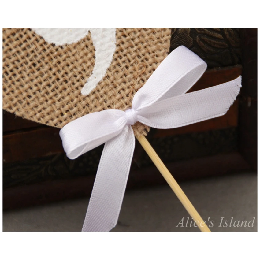 1 компл. Свадебные настольные открытки джутовая Мешковина приемная настольная