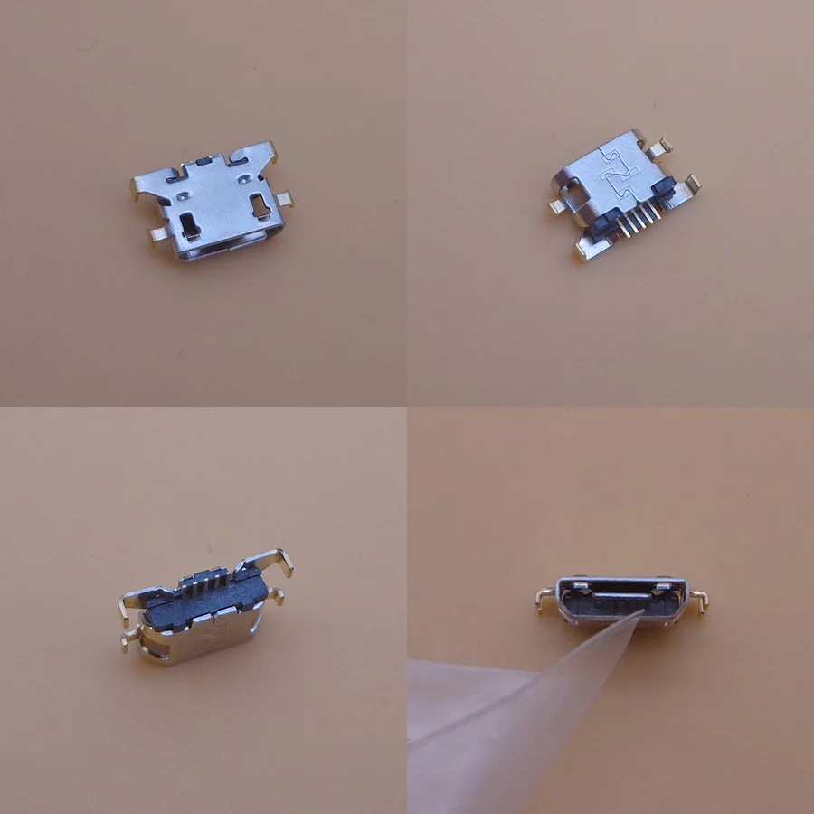 50 шт. микро мини USB зарядный порт Гнездо разъем запасные части для Lenovo A670 S650 S720 S820