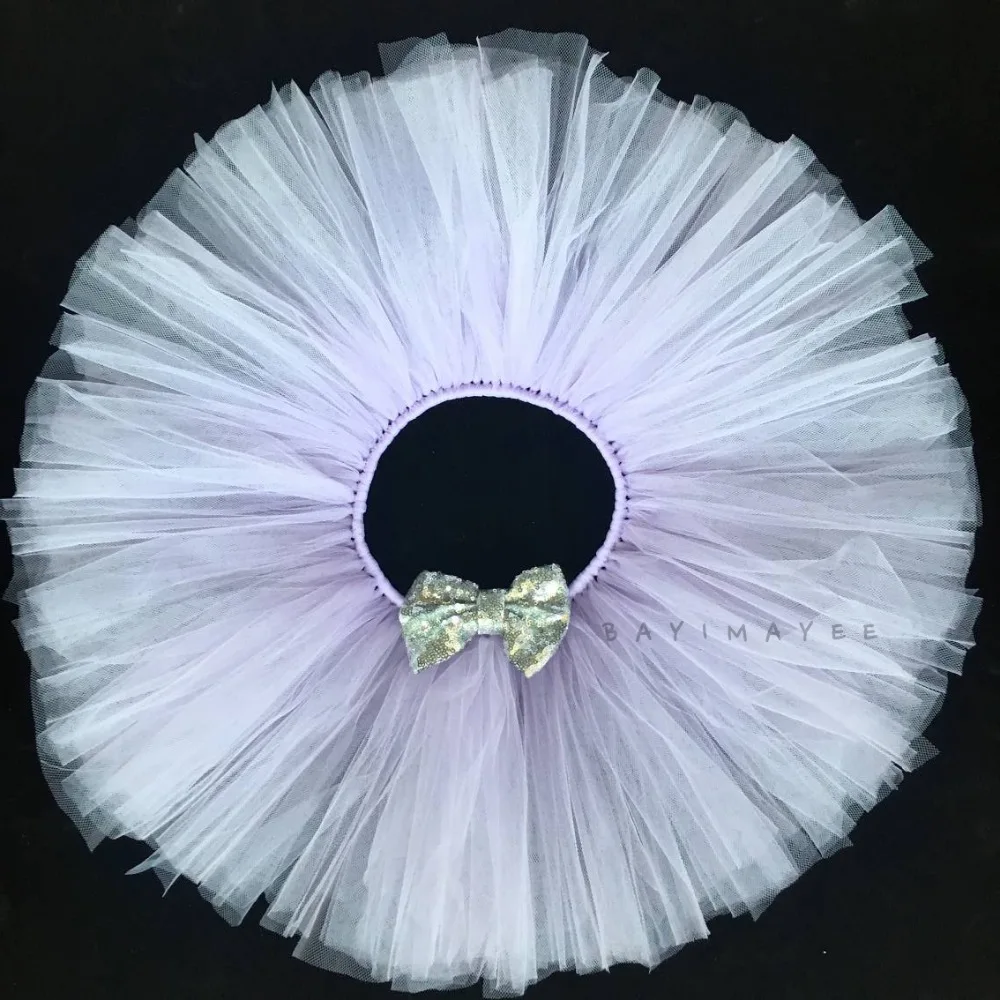 Юбка американка для девочек яркая пушистая юбка из тюля танцевальная с бантом и