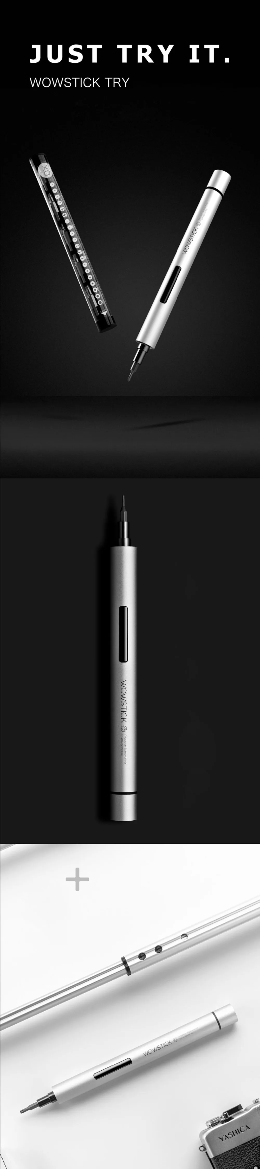 Xiaomi Mijia Wowstick Try 20 в 1 Электрическая Отвертка прецизионная мини ручная Беспроводная электрическая отвертка бытовой набор инструментов