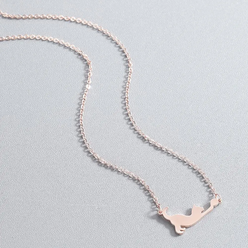 Тоторова милый кот кулон ожерелье Модные ювелирные изделия ожерелья в виде