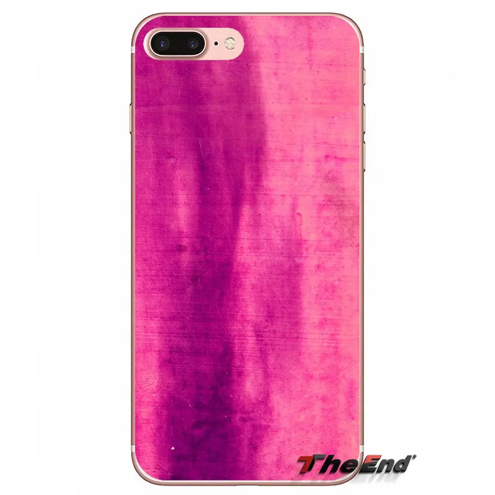 Текстура фиолетовый прозрачный ТПУ чехол для iPhone X 4 4S 5 5S 5C SE 6 6S 7 8 Plus Samsung Galaxy J1 J3 J5 J7