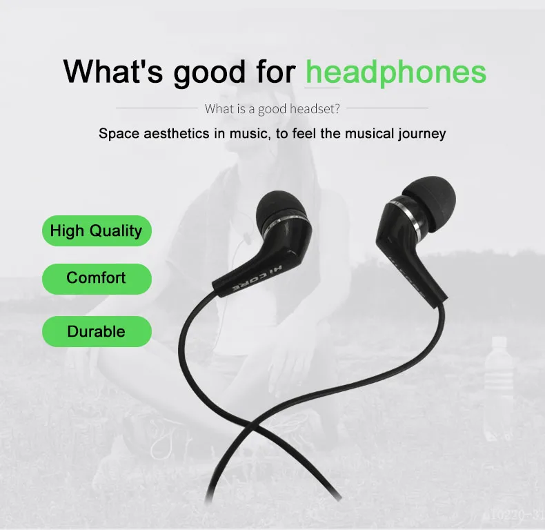 Hi Fi наушники ужин бас MIC Спорт Бег мини вкладыши Наушники стерео звук с микрофоном