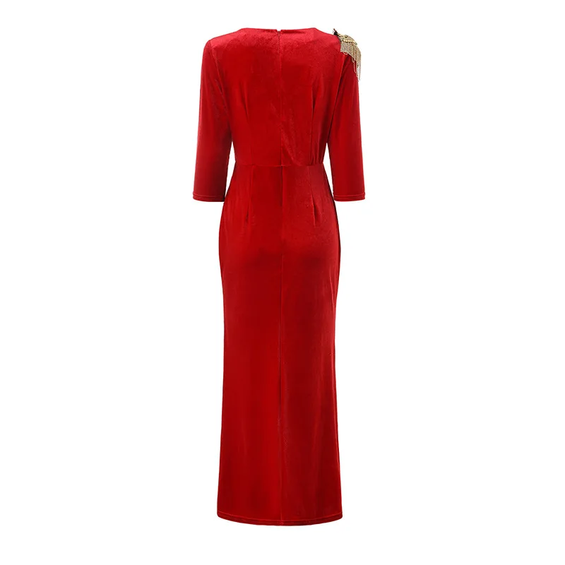 2019 африканские Riche большие эластичные вечерние платья с эполетами для женщин хит