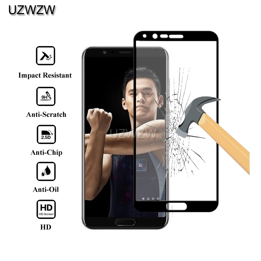 2 шт для huawei Honor View 10 стекло полное покрытие закаленное стекло для huawei Honor View 10 V10 защита экрана защитное стекло