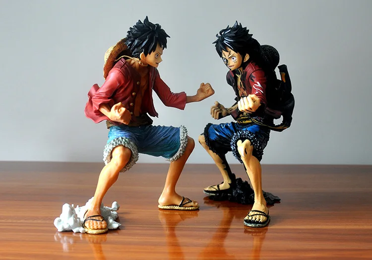 Фигурки героев японского аниме Luffy ПВХ экшн фигурки игрушки Луффи 2 вида подарок