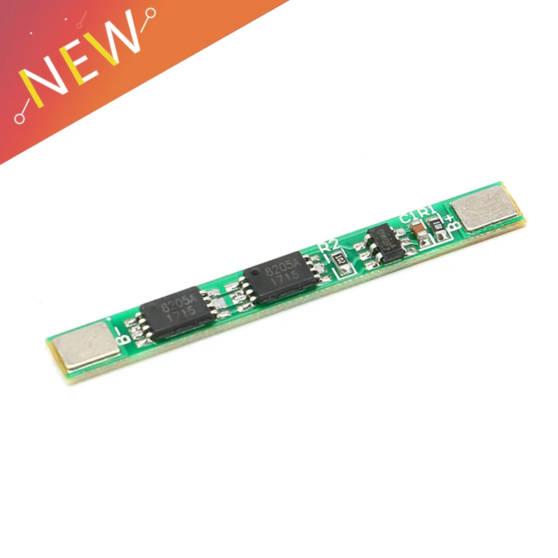 1S 3 7 V 4A li ion BMS PCM 18650 Защитная плата для батареи PCB литий ионной Double MOS|Детали