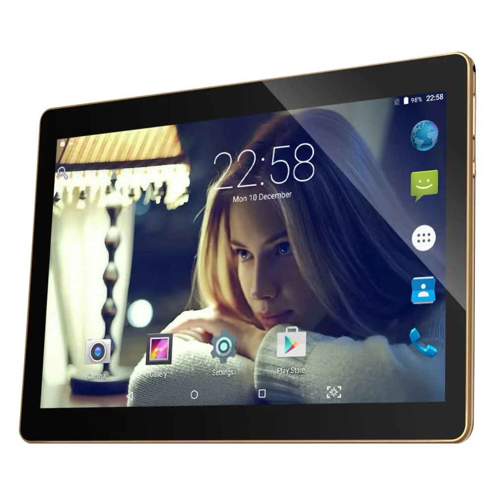 10 дюймовый планшетный ПК Android планшет 1280*800 IPS 2 Гб 32 Две sim карты 3G четырехъядерный 8