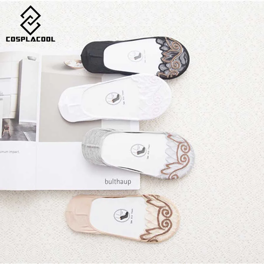 [COSPLACOOL] 2 пары блестящие Крылья ангела забавные женские носки 4 цвета милые