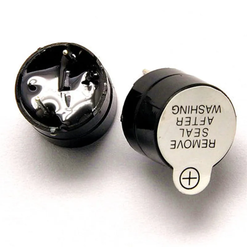 

100 шт., 12 В, активный зуммер, электромагнитная трубка, пластиковая трубка 12 В