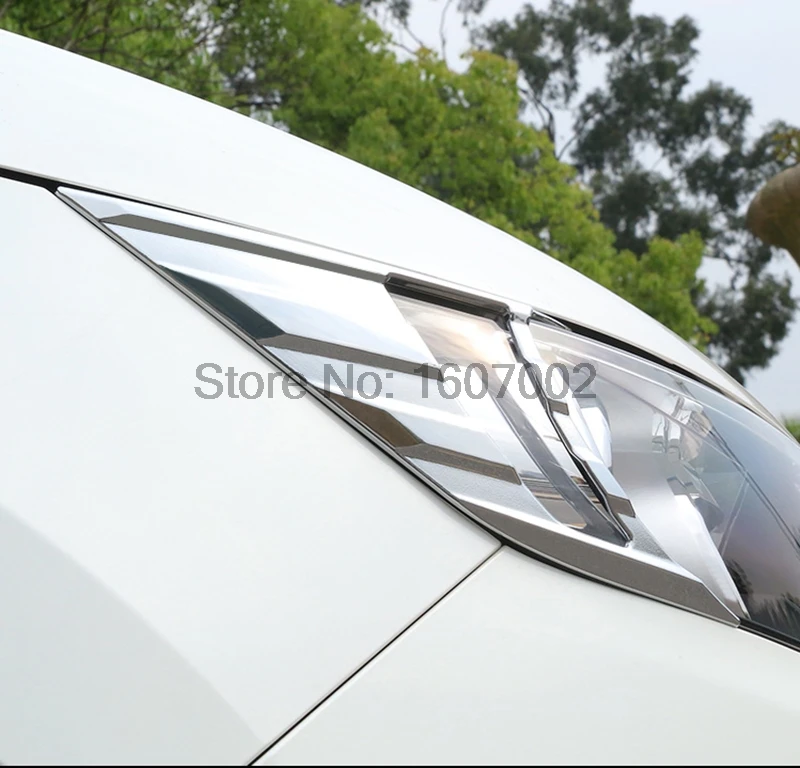 Налобный фонарь для NISSAN QASHQAI J11 2014 2015 2016 ABS хромированный налобный декоративная