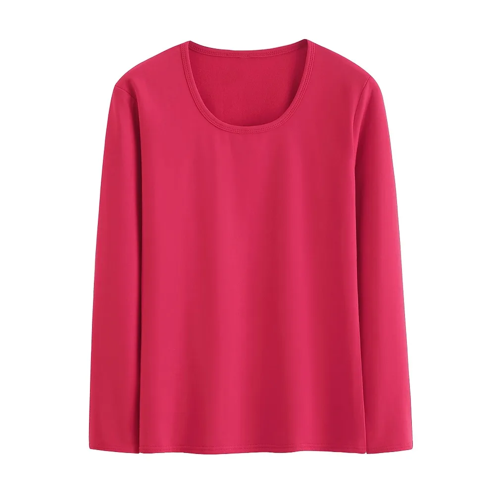 

New 2019 winter T Shirt Women Long Sleeve spring Tops & tees Fashion Women basic shirt T-shirt casual candy color