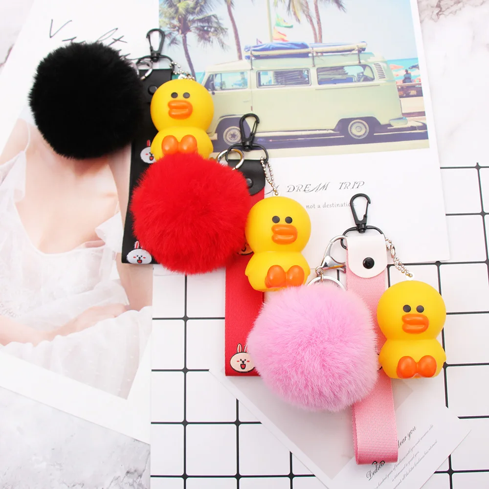 Joylong Bt21 брелок мягкий Cinnamoroll Vipkid Kawaii плюшевый маленькая Желтая утка Keroppi Сумико