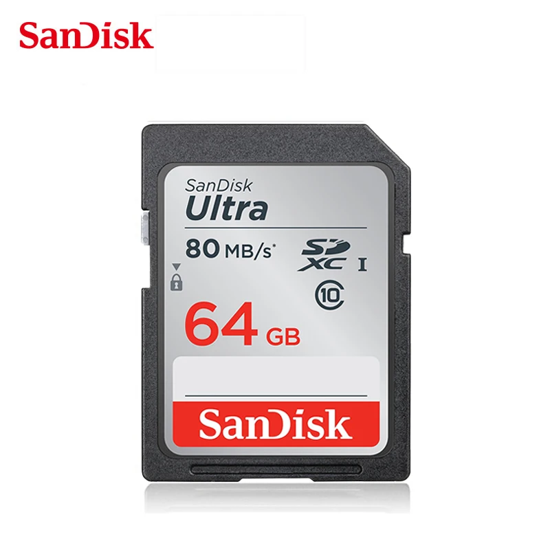 

SanDisk SDXC 64gb SD Card UHS-I Memory Card sd-card Cartao de Memoria 64 gb for Nikon Sony Samsung Canon Digital Sport Camera