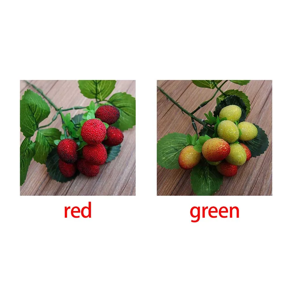 Imitation Waxberry Branch Kitchen Decor Artificial Bridal Bouquet Party Wedding Home | Дом и сад