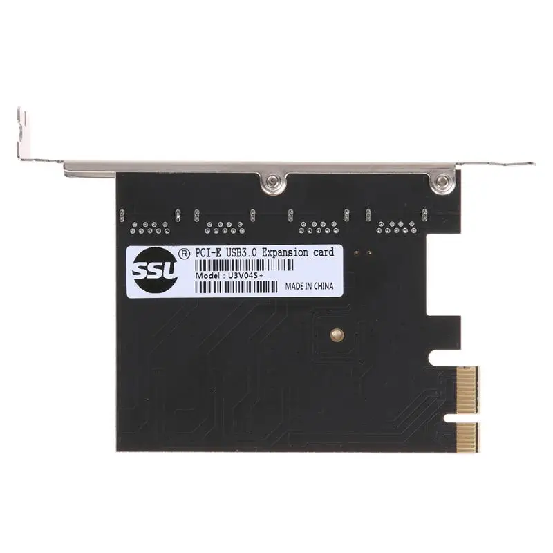 4 порта PCI-E Плата расширения USB 3,0 PCI Express карта PCIe pci-e usb 3,0 хост-контроллер 4 x USB3.0 дополнительные карты расширения