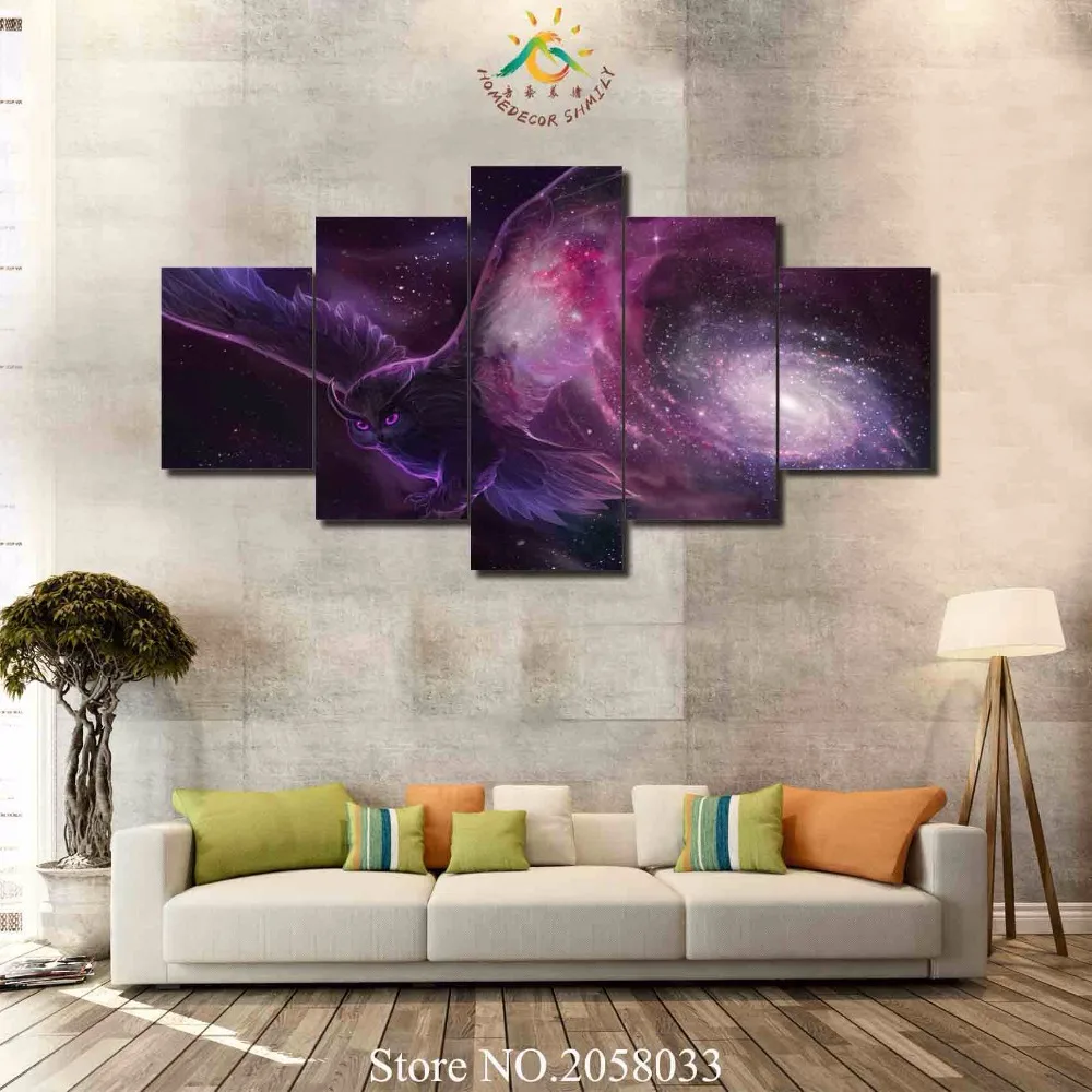 

3-4-5 Pieces Abstract Eagle Wall Pictures Canvas Painting Wall art poster For Living Room Wall Pictures Print On Canvas