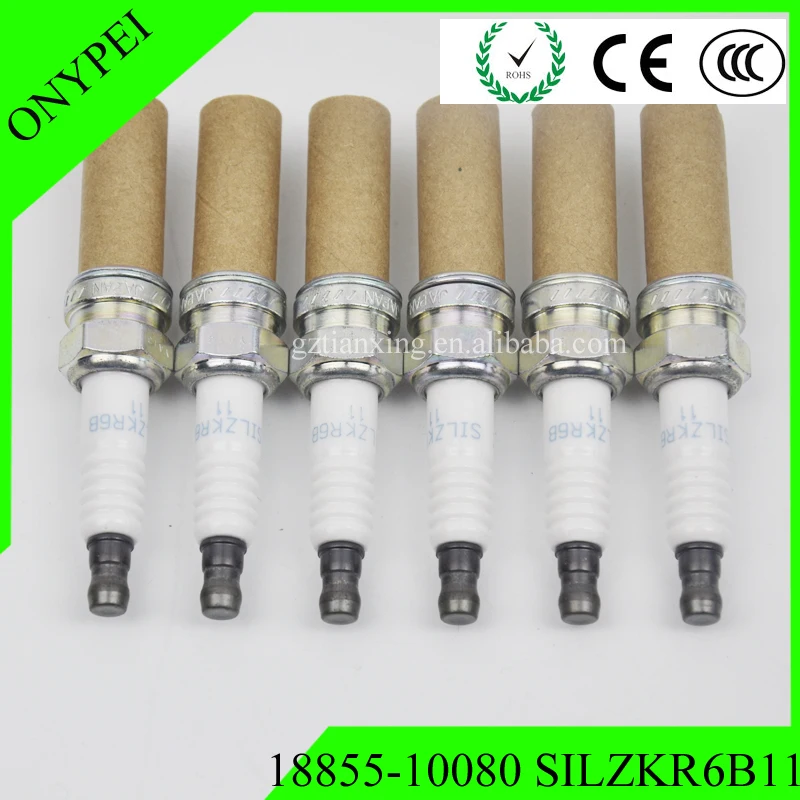 6 шт./лот 18855 фотоэлемент 10080 Свеча зажигания для Hyundai 1885510080 SILZKR6B 11 SILZKR6B11|plug for power|plug