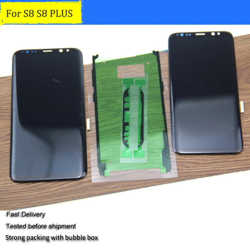 S8 lcd для Samsung Galaxy g950 G950F дисплей Plus G955 G955F сенсорный экран дигитайзер замена 100%