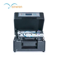 airwren direct to garment flatbed printer a4 size dark and light color t shirt printing machine with t shirt tray