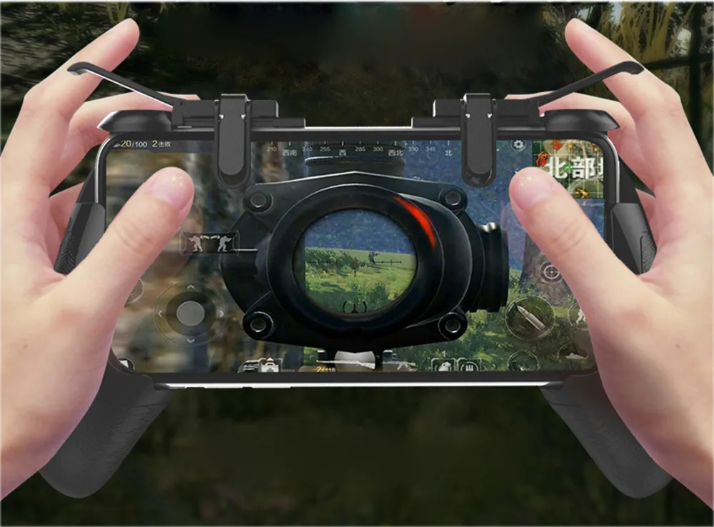 Игровой триггер кнопка огня L1R1 контроллер геймпад для iphone Android мобильные игры
