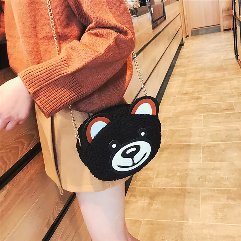 Детские плюшевые backpackмультфильм плюшевый медведь дикий широкополосный sac dos enfant