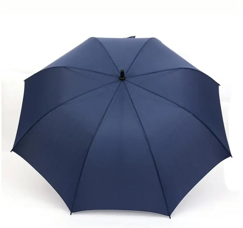 Straight Long Handled Golf Umbrellas Fully-automatic Sunny Rainy 8K Umbrella Rain Gear solid colors festive prefect gift | Дом и сад