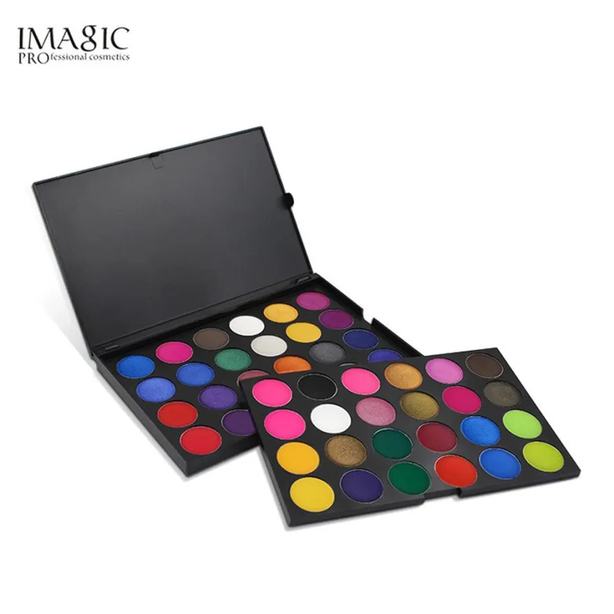 IMAGIC 48 Цвета Shimmer Блеск Тени Порошок матовый для век косметической Для женщин