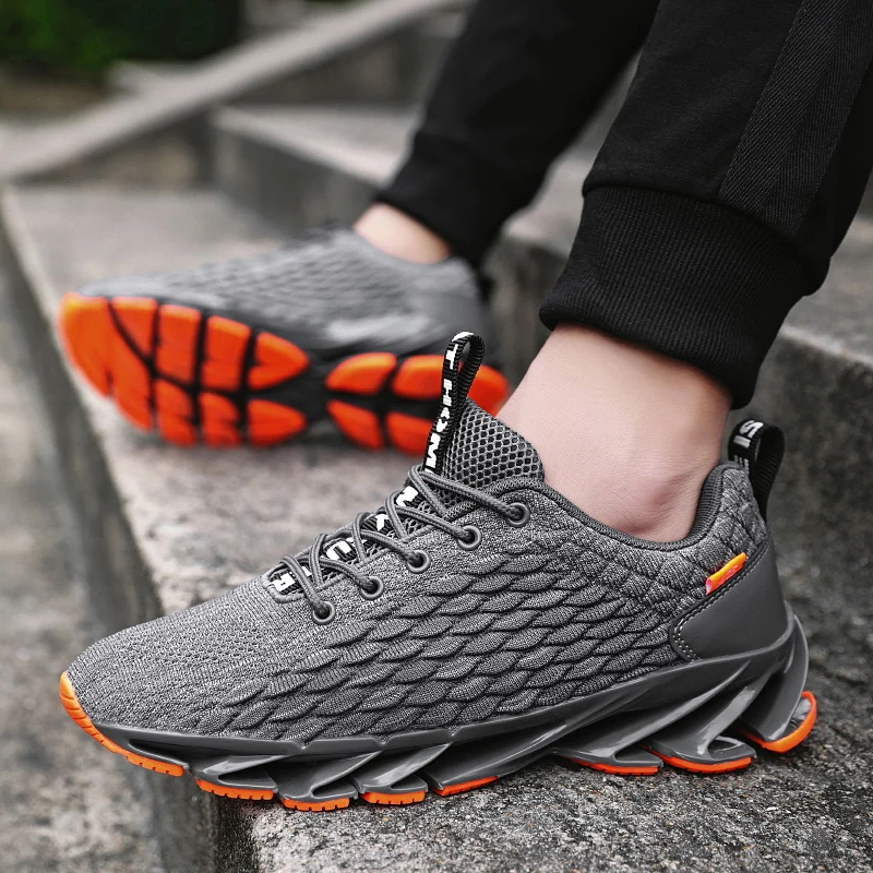 Fashion Breathable Basketball Shoes Male Sneakers Mesh high Platform Lace-up Outdoor Walking Footwear zapatillas hombre | Спорт и